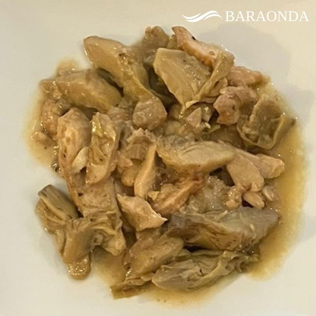 Pollo con carciofi